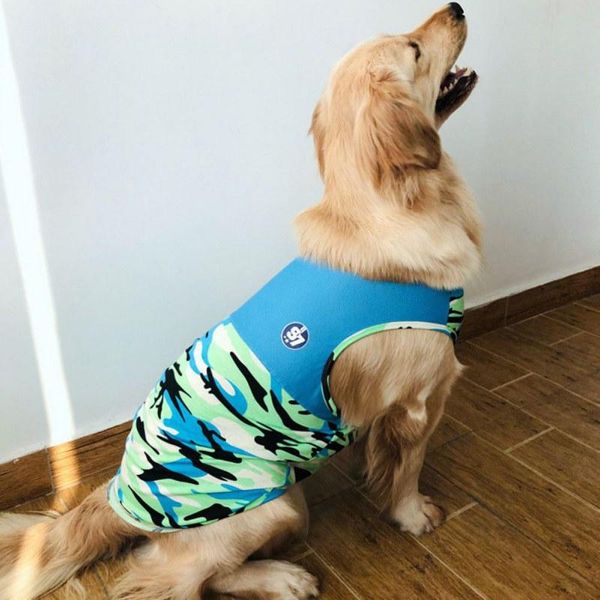 

dog apparel fashion tshirt vest spring and summer party costume camouflage charming comfortable clothes supplies
