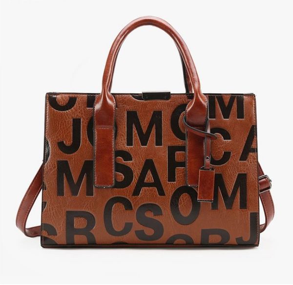 

sac women leather designer luxury handbags letter lady hand bags bolsa feminina