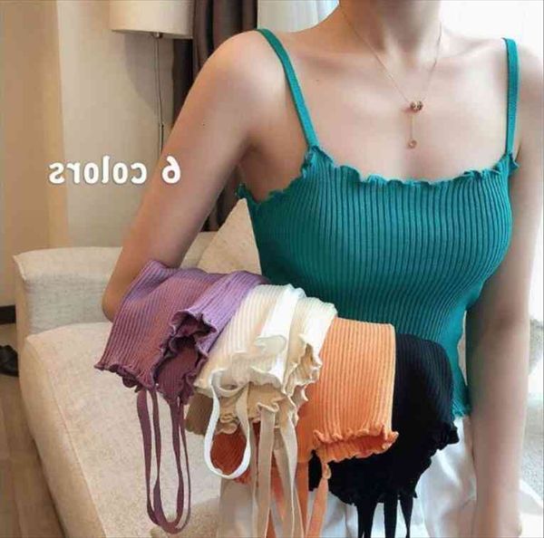 

summer casual bottom shirt women tanks spaghetti strap blouse waistcoat vest, White