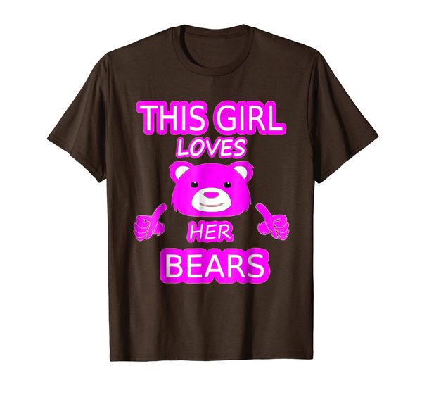 

Girl Bears Supporters Fan Shirt - This Girl Loves Bears, Mainly pictures