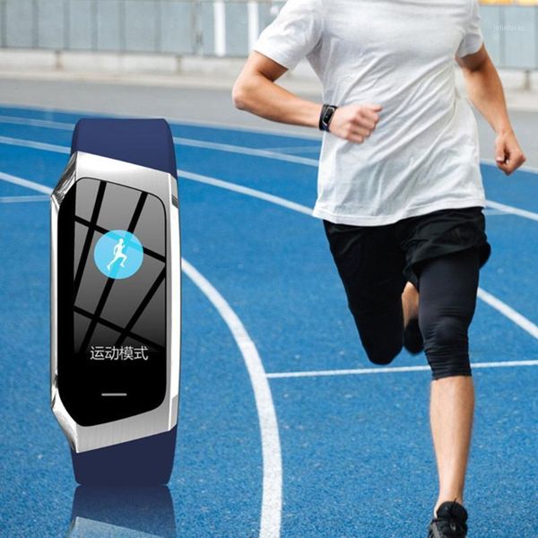 

smart wristbands women men watch band temperature measure ecg heart rate weather forecast remind female male gift1
