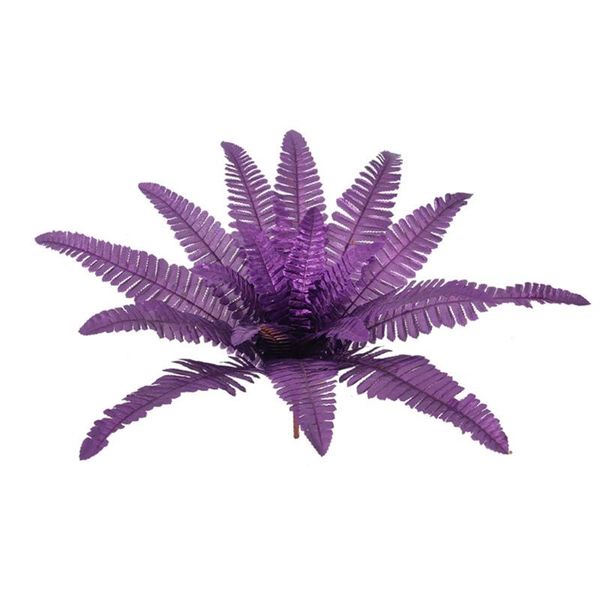 

supplies artificial boston fern leaf plastic lifelike indoor/outdoor non-toxic