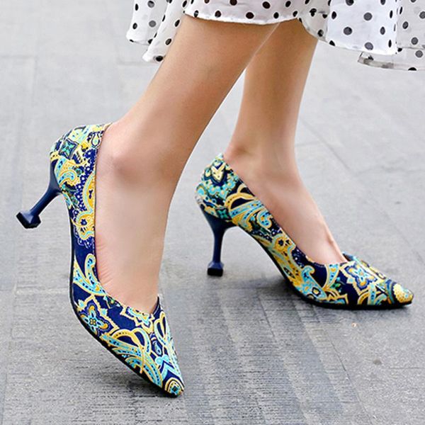 

high heels crossdressers shoes women fashion heeled ladies sandals pointed toe large size shallow mouth sandal, Black