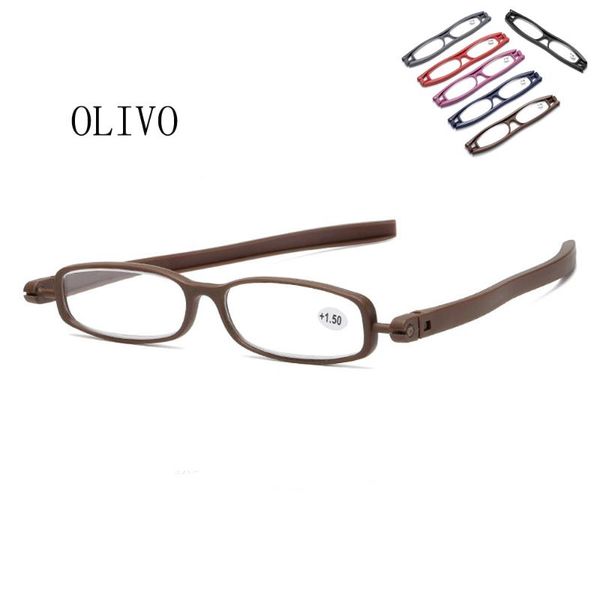 

sunglasses reading glasses men women rotation foldable portable with case blue light blocking presbyopic eyeglasses, White;black