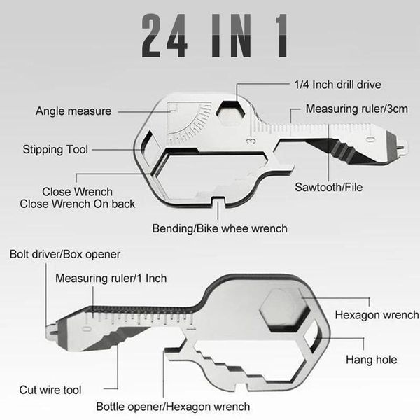 

professional hand tool sets multi-tool key multifunctional pendant wrench set universal keys gear clips measuring adjustable portable home