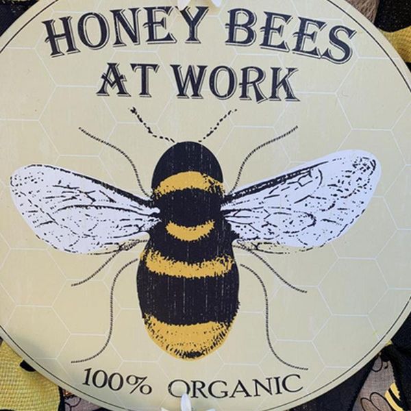 

simulation leaf bee sunflowerwreath artificial garland hanging pendants wedding door ornaments mother's day wreath mariage decorative f