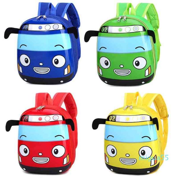 

kid's cartoon 3d car shape school backpack kindergarten bookbag for boys girls