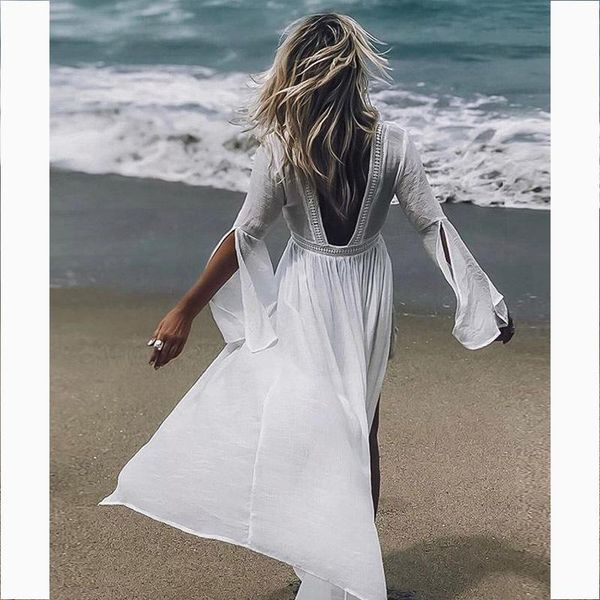 

cover ups dresses for the beach summer dress white bikini transparent up wear women swimwear women's, White;black