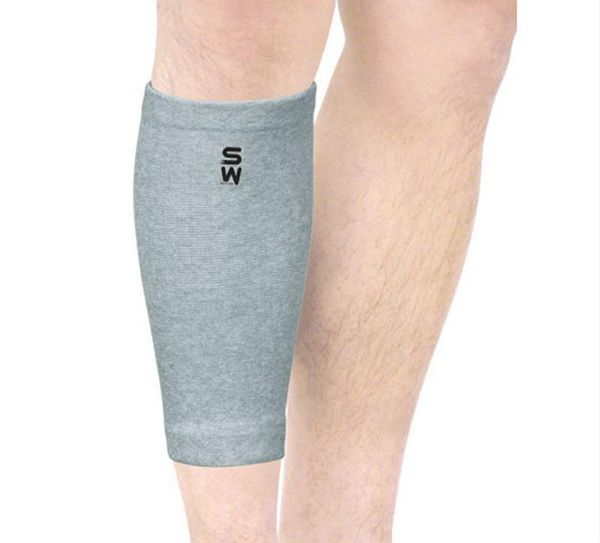 

elbow & knee pads bamboo lycra knitted calf plastic body cold and warm breathable dance running, Black;gray