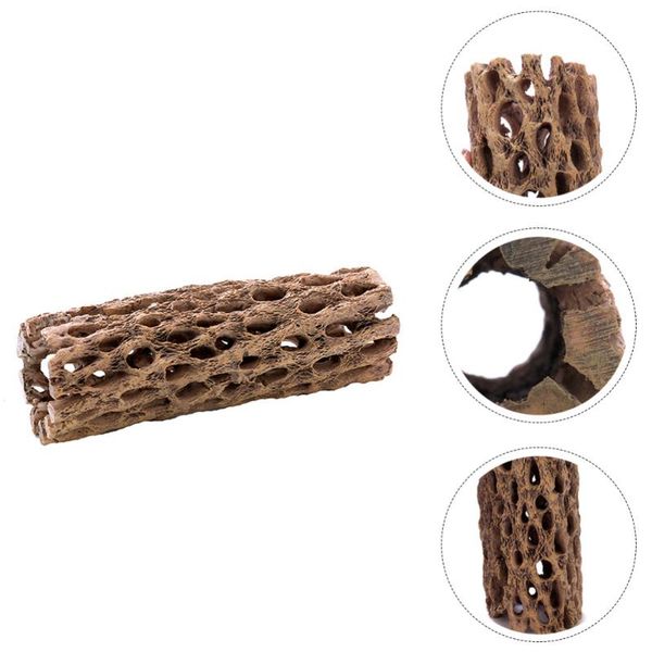 

resin fish shrimp hiding house aquarium landscaping nest(light brown) decorations