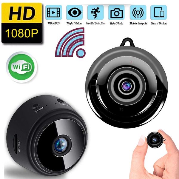 

mini cameras hd 1080p ip cam camera dv/dvr network camcorder p2p/ap remote night vision motion detection home security monitoring
