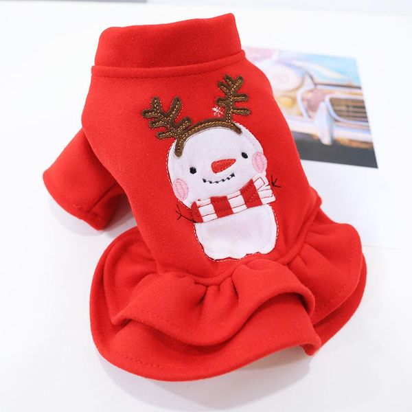 

dog apparel pet lovely cat skirt autumn winter holiday dress princess leisure pomeranias than bear clothes ropa para perro