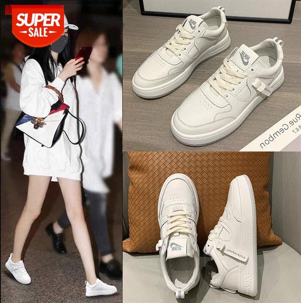 

small white leather shoes women wenzhou women's student casual sports #d134, Black