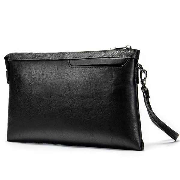 

wallets men's casual clutch bag handbag genuine leather long large hand bags male business coin purse, Red;black