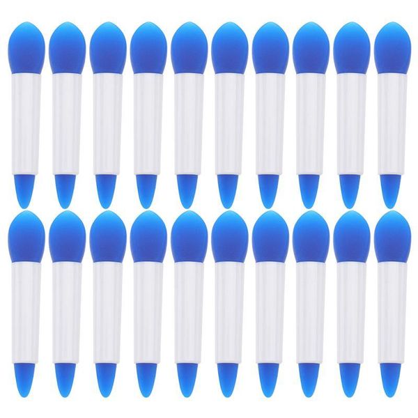 

set 20pcs makeup brushes double-ended lip mask silicone cosmetic accessories make up