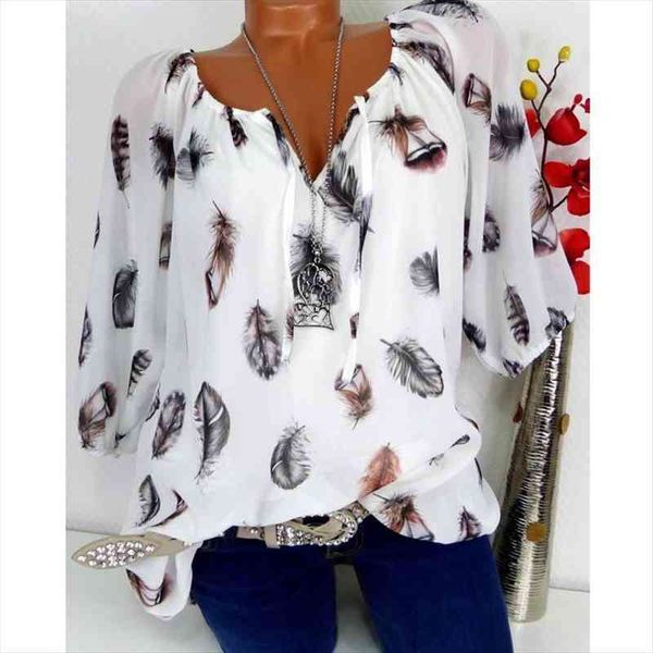 

women shirts summer autumn casual v-neck chiffon blouse women and blouses half sleeve black white ladies shirt