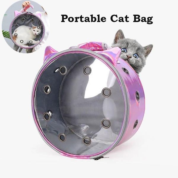 

cat carriers,crates & houses pet backpack bag portable transparent space breathable small dog carrier outdoor carrying for suppliers