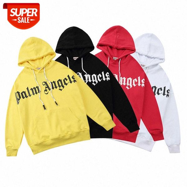 

street hoodie pa angel physical angels letters casual sweater #uj28, Black
