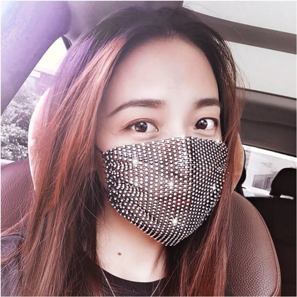 

diamond mask, party, nightclub, diamond mesh, red diamond, personal fashion mask