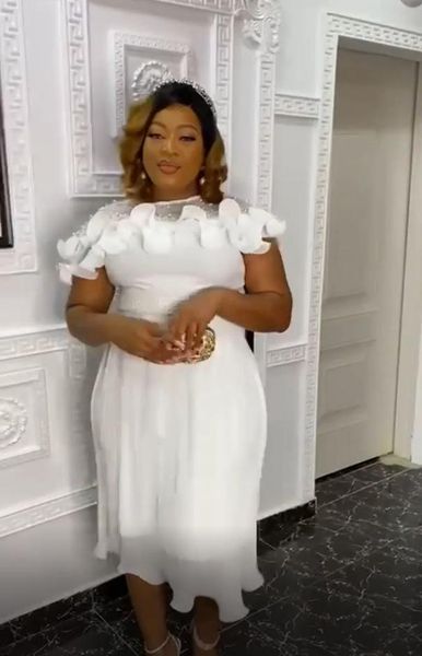 

ethnic clothing classy women chiffon dresses beading ruffles pleated dress plus size 3xl 4xl africa fashion summer white yellow birthday out, Red