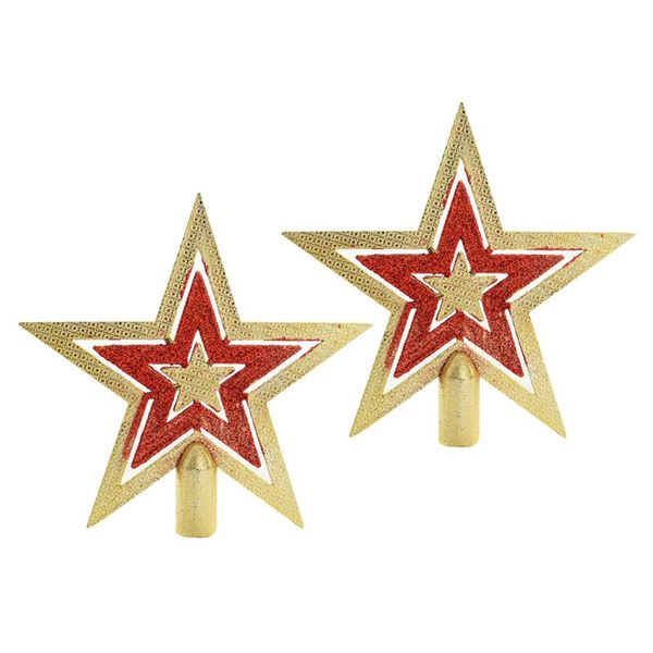 

christmas decorations 2pcs bright tree er stars delicate xmas star decoration