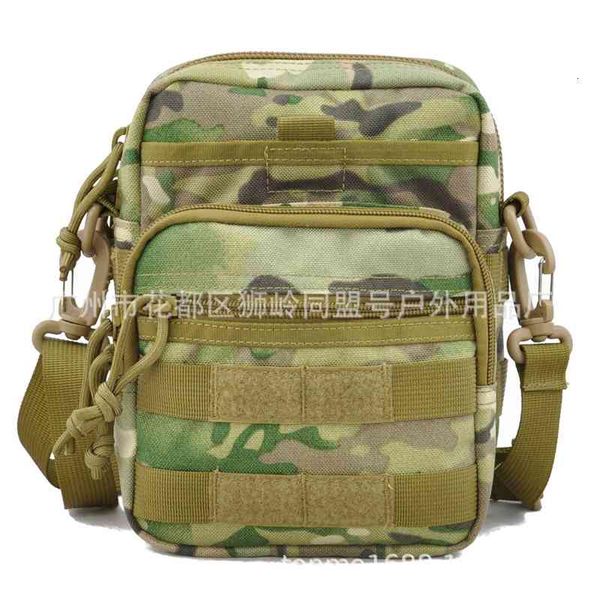 

outdoor military fan waterproof waist 1000d dupont outdoor camouflage bag molle accessory single shoulder dual use