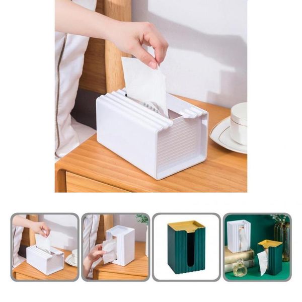 

tissue boxes & napkins case plastic container thick decorative innovative punch dust-proof paper holder