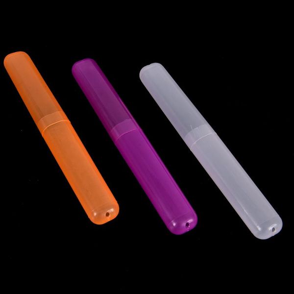 

storage bags travel hiking camping case box tube portable bathroom tooth brush toothbrush holder use for adults and children