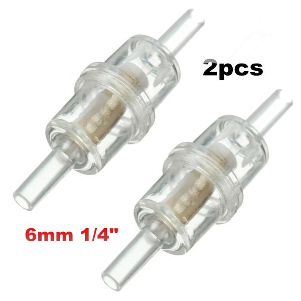 

parts 2pcs 1/4" 6mm universal motorcycle inline petrol oil fuel filter pit dirt bike scooter atv