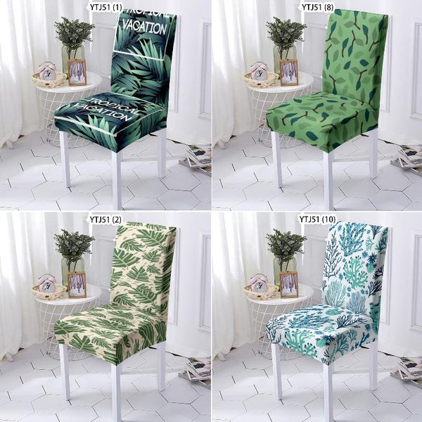 

chair covers green plants cushion chairs cover with back living room office wedding