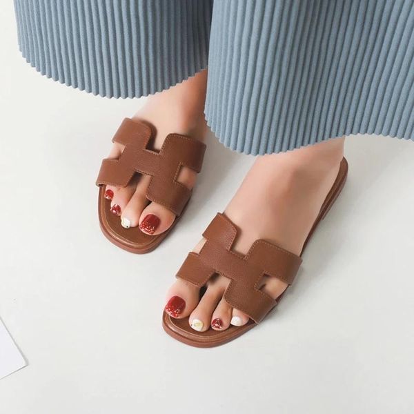 

fashion women slippers summer casual flip flops ladies beach slides sandals shoes outdoor flat plus size 34-43, Black