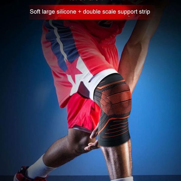 

elbow & knee pads 1pcs sports brace elastic compression non-slip fitness running cycling pad thj99, Black;gray