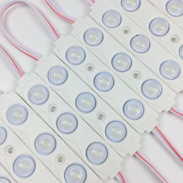 

10pcs/lot 2835 smd led module 3leds dc12v 1.5w waterproof light for channel letter and advertising sign modules