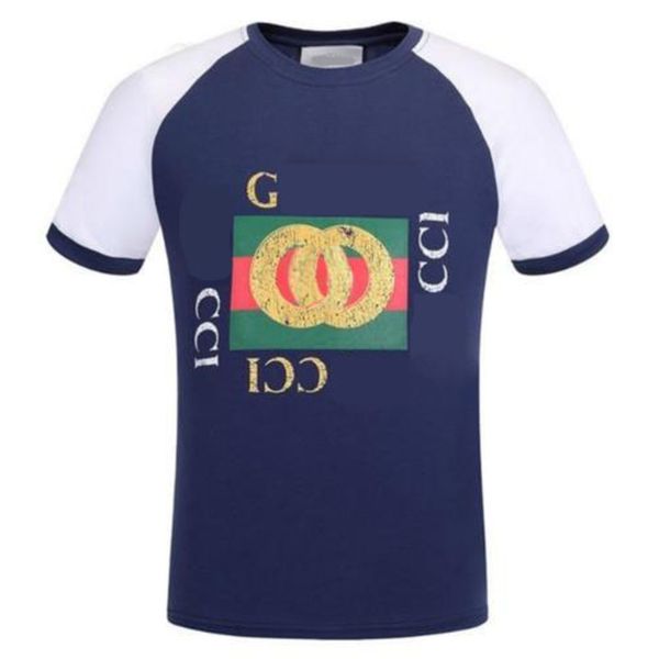 

classic men's t-shirt for designer summer fashion mens tees letter embroidery high-quality logo short-sleeved plus size s-xxxl guc2, White;black