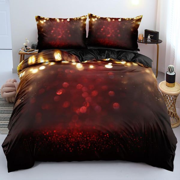 

bedding sets christmas duvet cover and pillowcase(s) king quilt covers set 3-piece  bed linen for easy-care non-shrink