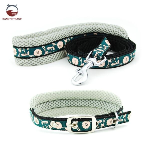 

dog collars & leashes pet supplies traction rope mesh collar cat leash flowers