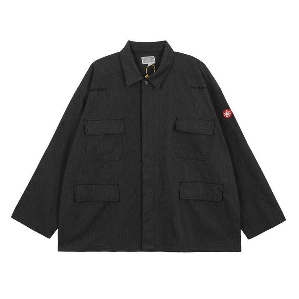 

men's jackets 22ss functional tooling design jacket cavempt men women eu size 100% cotton coat fashion autumn winter hentai, Black;brown