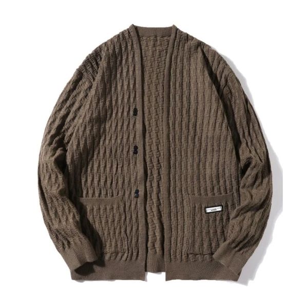 

men's sweaters sweater mark braids design button up solid color male cardigan casual fall fine mesh fit of men's cardigans kcqg, White;black