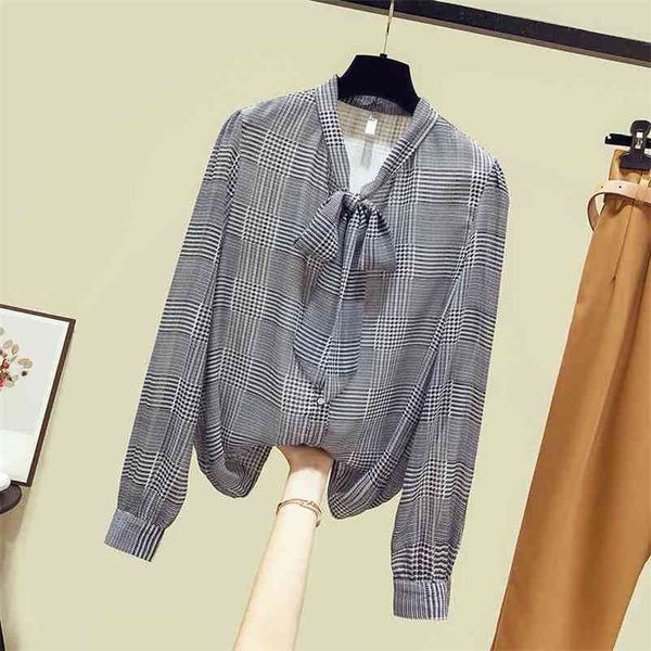 

fashion women shirts autumn women's bow collar long sleevese casual shirt female ladies blouses ol a3818 210519, White