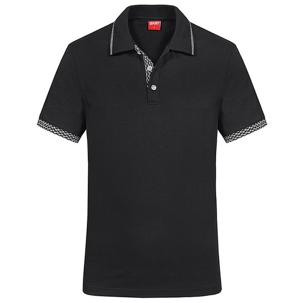 

men's polo shirt pure color cotton japan and korea slim paul wear, White;black