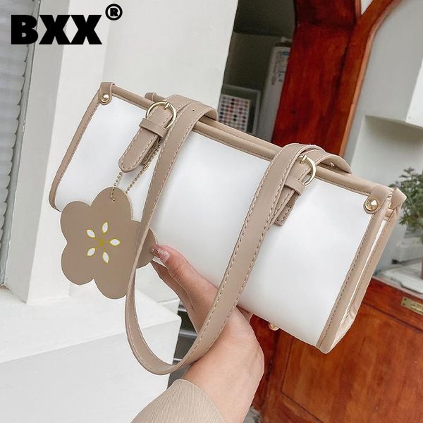 

evening bags [bxx] simple pu leather for women 2021 summer shoulder bag handbags trending luxury ladies travel hand hs728