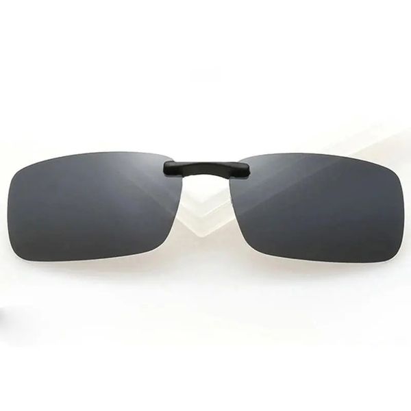 

men summer ultralight polarized glasses clip, Black