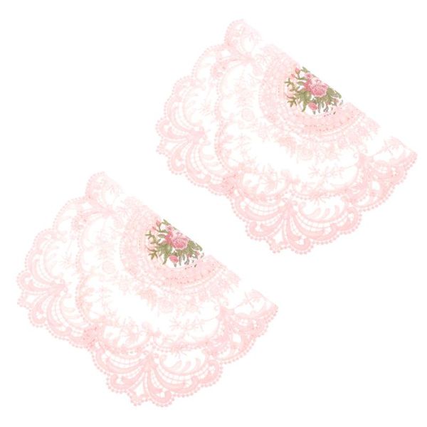 

mats & pads 2pcs lace embroidered placemat decorative wedding party decor