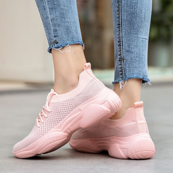 Sapatos de Moda Feminina dos Homens Autênticos Tênis Jogging Casual Qualidade Top Qualidade Aumentada Treinadores De Fundo Esportivos Andar