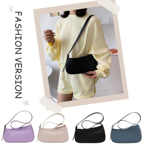 

evening bags women fashion solid color shoulder handbags female simple pu leather messenger shooping bag irregular design underarm