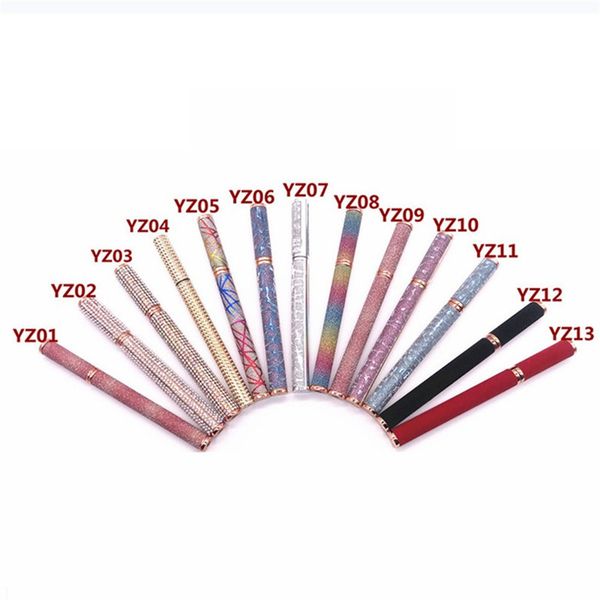 

12 styles self-adhesive eyeliner pen glue-magnetic-for false eyelashes waterproof eye liner pencil quality