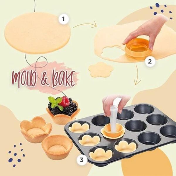 

pastry dough tamper kit diy cupcakes biscuit mold baking donut moulds