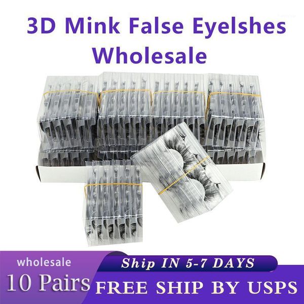 

100% real mink false eyelashes wholsale 25mm 3d hair handmade lashes natural soft eyelash extension in bulk1