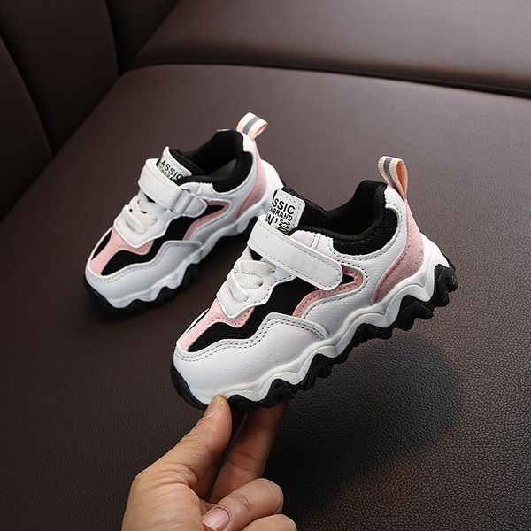 

children running shoes 1-6 years kids boys sneakers girls sport fashion trainers casual breathable toddler athletic & outdoor, Black