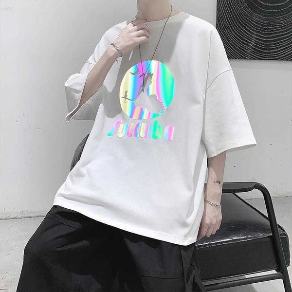 

men's t-shirts t harajuku tshirt streetwear 00af, White;black